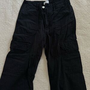 Zara Black Straight Leg Pants